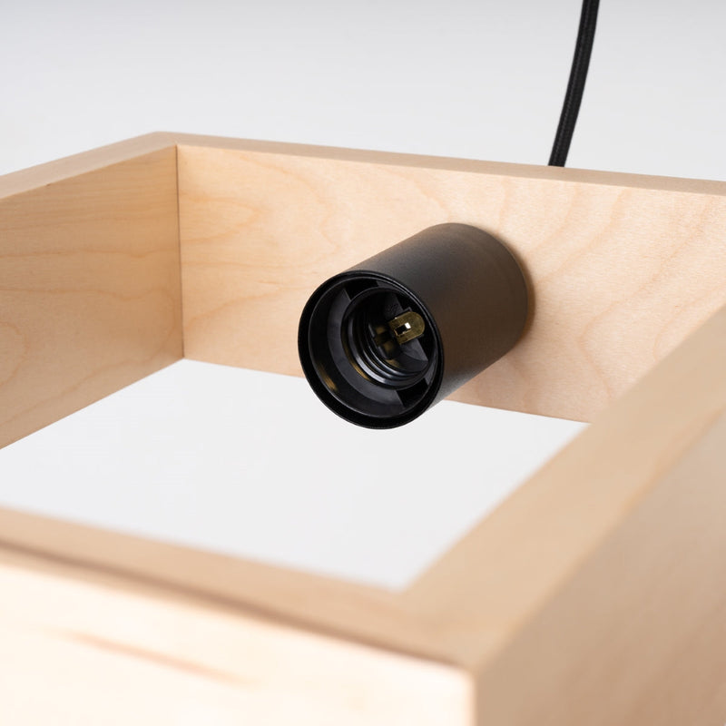 Pendelleuchte ARIES Naturholz – Holz & Metall, Ø35cm-Leuchtezauber