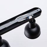 Plafond Elba 2 Schwarz Elegante 2-Flammige Lampe Mit Schwarzem Finish-Leuchtezauber