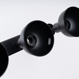 Plafond Elba 3 Schwarz Klassische 3-Flammige Deckenleuchte In Schwarz-Leuchtezauber