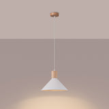 Pendelleuchte JAGA Weiß – Skandinavisches Design, Ø30cm-Leuchtezauber