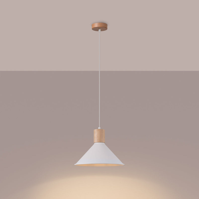 Pendelleuchte JAGA Weiß – Skandinavisches Design, Ø30cm-Leuchtezauber