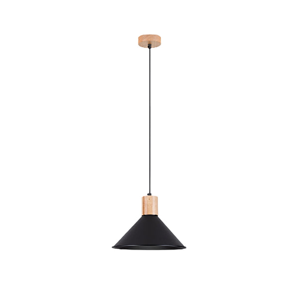 Pendelleuchte JAGA Schwarz – Skandinavisches Design, Ø30cm-Leuchtezauber