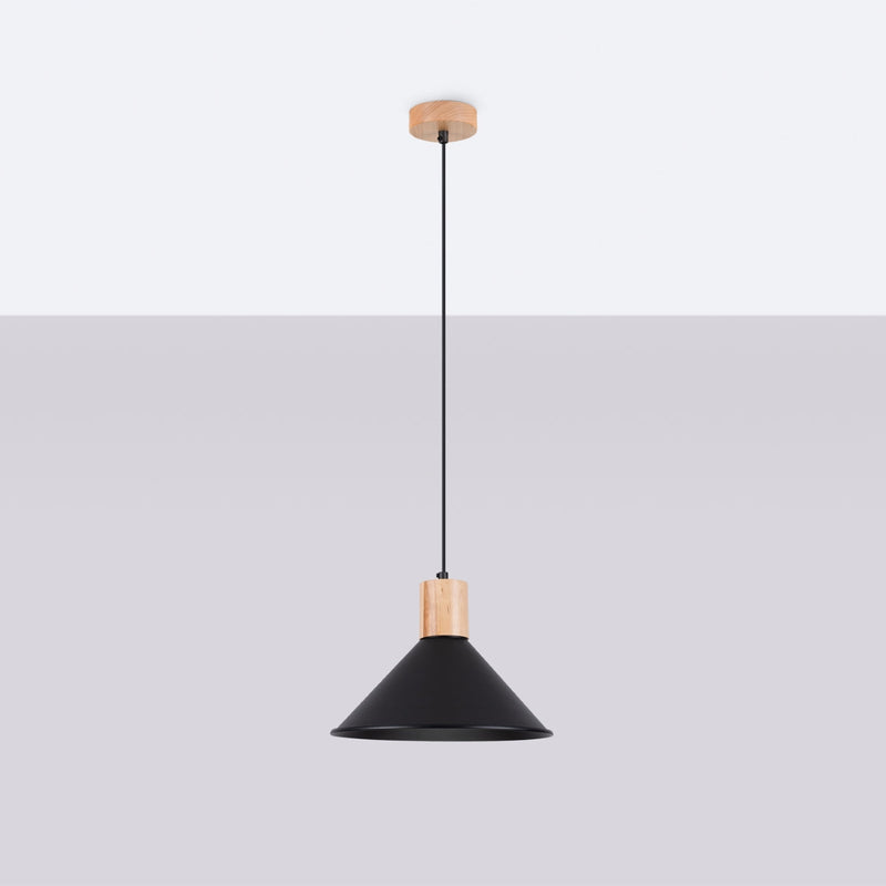 Pendelleuchte JAGA Schwarz – Skandinavisches Design, Ø30cm-Leuchtezauber