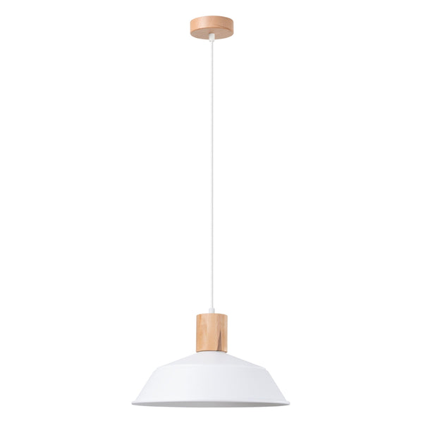 Pendelleuchte FANO Weiß – Skandinavisches Design, Ø34cm-Leuchtezauber