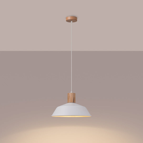 Pendelleuchte FANO Weiß – Skandinavisches Design, Ø34cm-Leuchtezauber