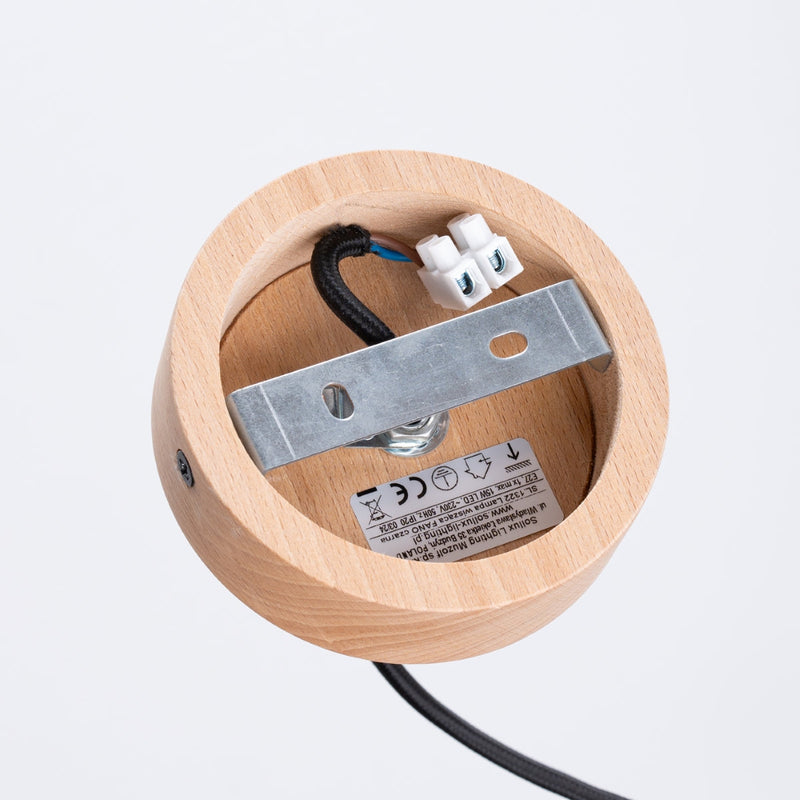 Pendelleuchte FANO Schwarz – Skandinavisches Design, Ø34cm-Leuchtezauber