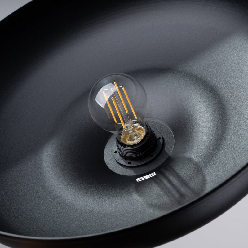 Pendelleuchte INDY Schwarz – Retro-Stil-Leuchtezauber