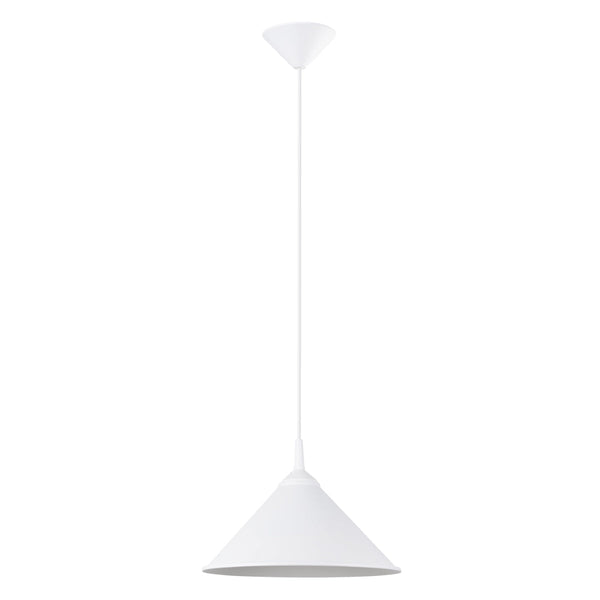 Pendelleuchte ZUMA Weiß – Industrielles Design-Leuchtezauber