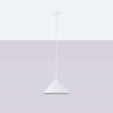 Pendelleuchte ZUMA Weiß – Industrielles Design-Leuchtezauber