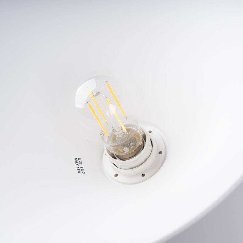 Pendelleuchte ZUMA Weiß – Industrielles Design-Leuchtezauber