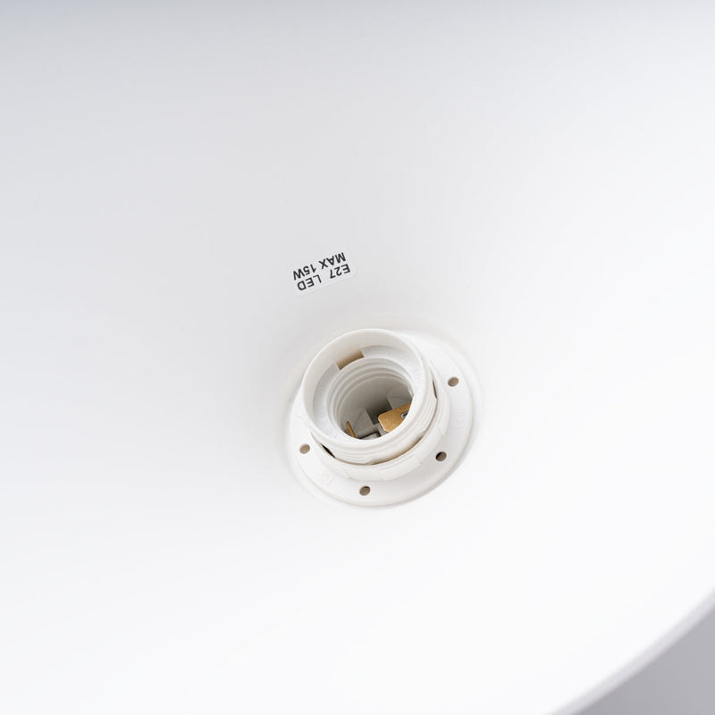 Pendelleuchte ZUMA Weiß – Industrielles Design-Leuchtezauber