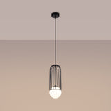 Pendelleuchte BRINA 1-flammig Schwarz – Modernes Design-Leuchtezauber