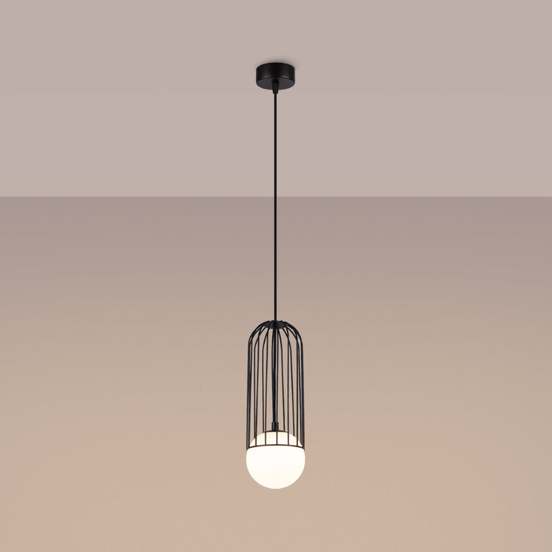 Pendelleuchte BRINA 1-flammig Schwarz – Modernes Design-Leuchtezauber