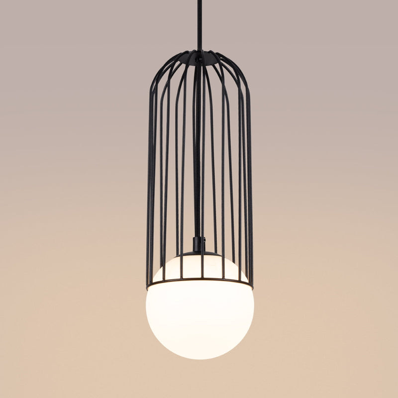 Pendelleuchte BRINA 1-flammig Schwarz – Modernes Design-Leuchtezauber