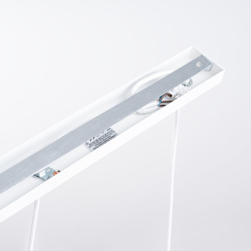 Pendelleuchte BRINA 3-flammig Weiß – Längliche Form-Leuchtezauber