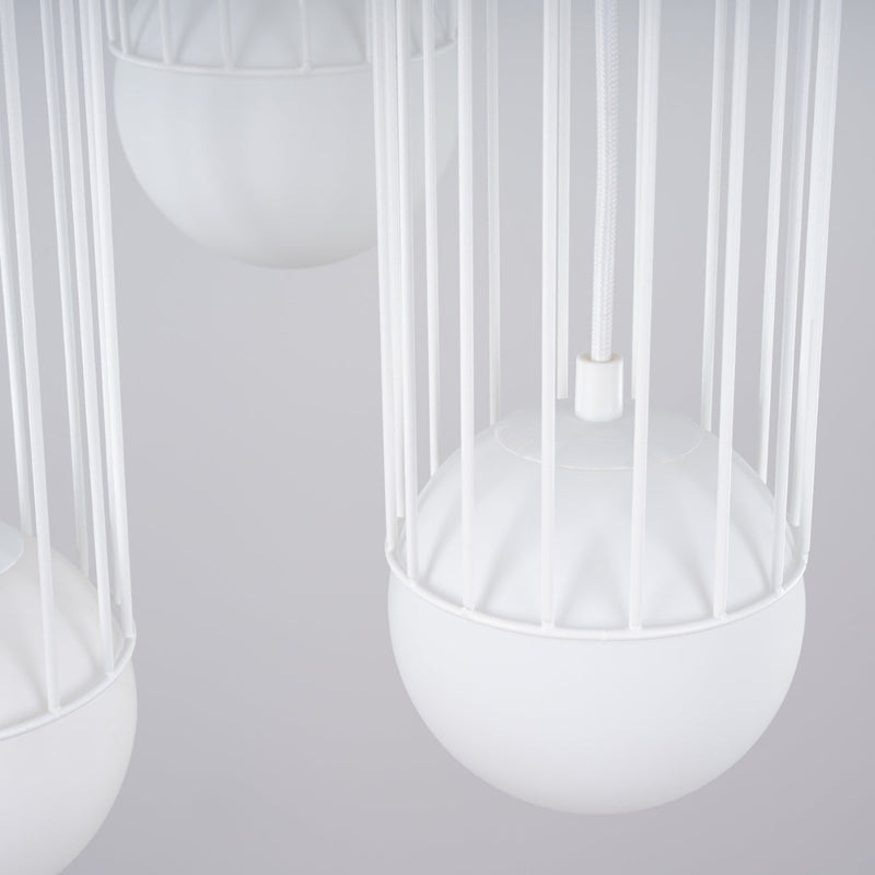 Pendelleuchte BRINA 3-flammig Weiß – Modernes Design-Leuchtezauber