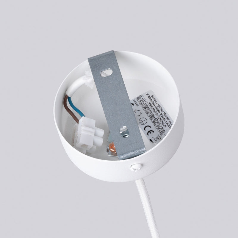 Pendelleuchte Arche 1-flammig Weiß – Schlichte Schönheit für ruhige Raumgestaltung-Leuchtezauber