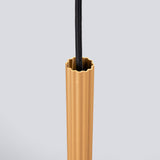 Pendelleuchte Arche 1-flammig Gold – Akzentleuchte mit edler Oberfläche-Leuchtezauber