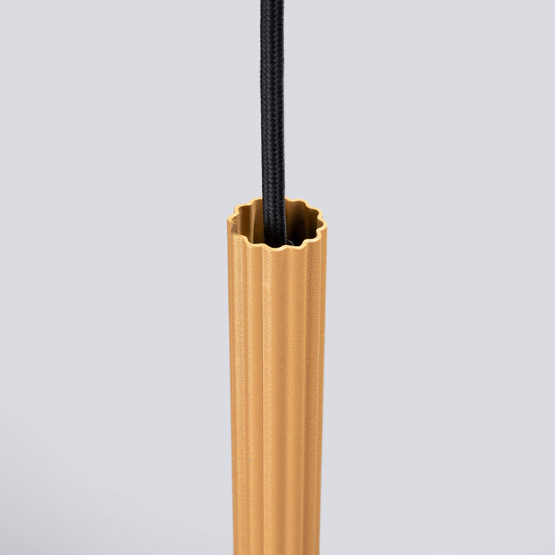 Pendelleuchte Arche 1-flammig Gold – Akzentleuchte mit edler Oberfläche-Leuchtezauber