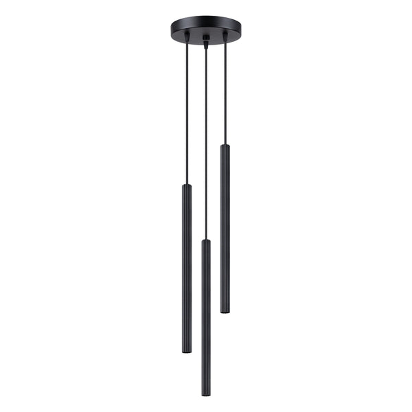 Pendelleuchte Arche 3-flammig Schwarz – Elegante Symmetrie für moderne Räume-Leuchtezauber