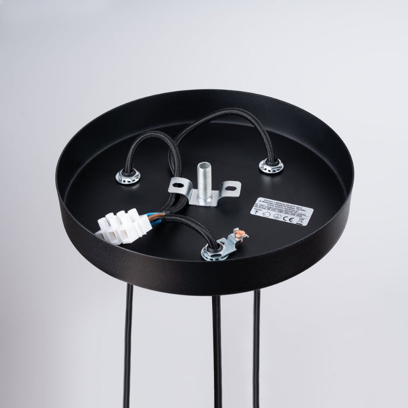 Pendelleuchte Arche 3-flammig Schwarz – Elegante Symmetrie für moderne Räume-Leuchtezauber