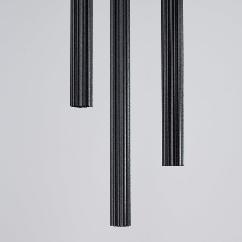 Pendelleuchte Arche 3-flammig Schwarz – Elegante Symmetrie für moderne Räume-Leuchtezauber