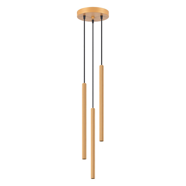 Pendelleuchte Arche 3-flammig Gold – Statement in warmem Metallic-Design-Leuchtezauber