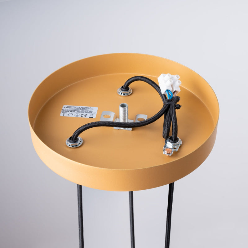 Pendelleuchte Arche 3-flammig Gold – Statement in warmem Metallic-Design-Leuchtezauber