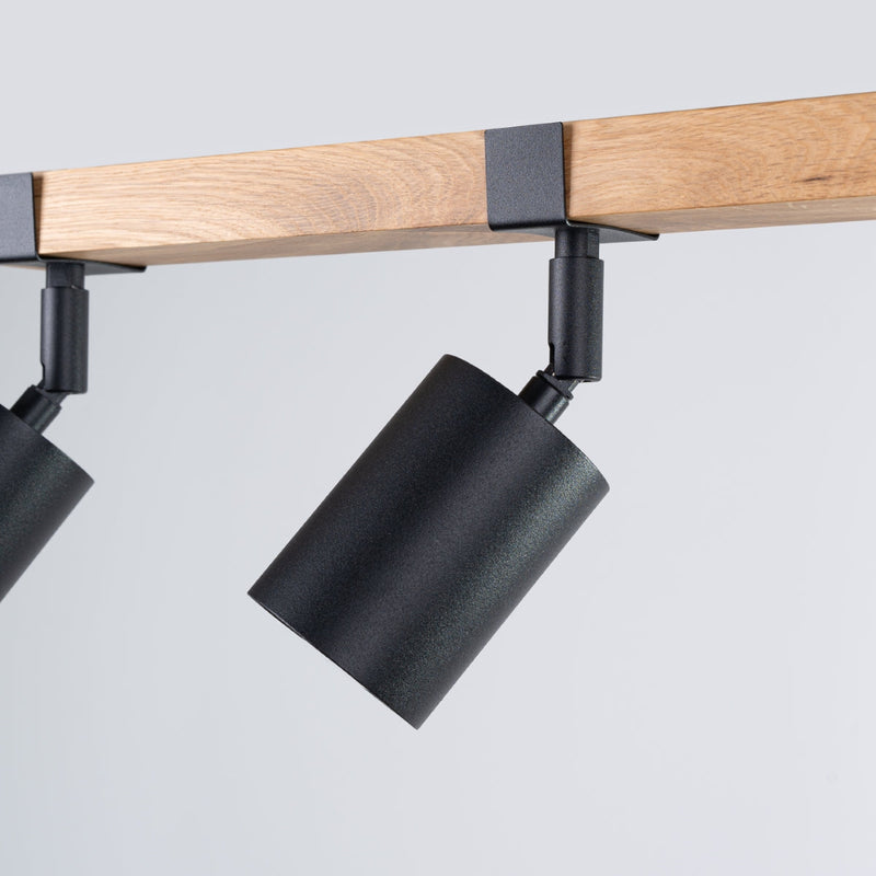 Plafond Fager 3 Schwarz Stilvolle 3-Flammige Lampe Mit Verstellbaren Spots-Leuchtezauber