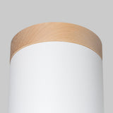 Plafond RIF Weiß Elegante Deckenlampe In Schlichtem Weiß-Leuchtezauber