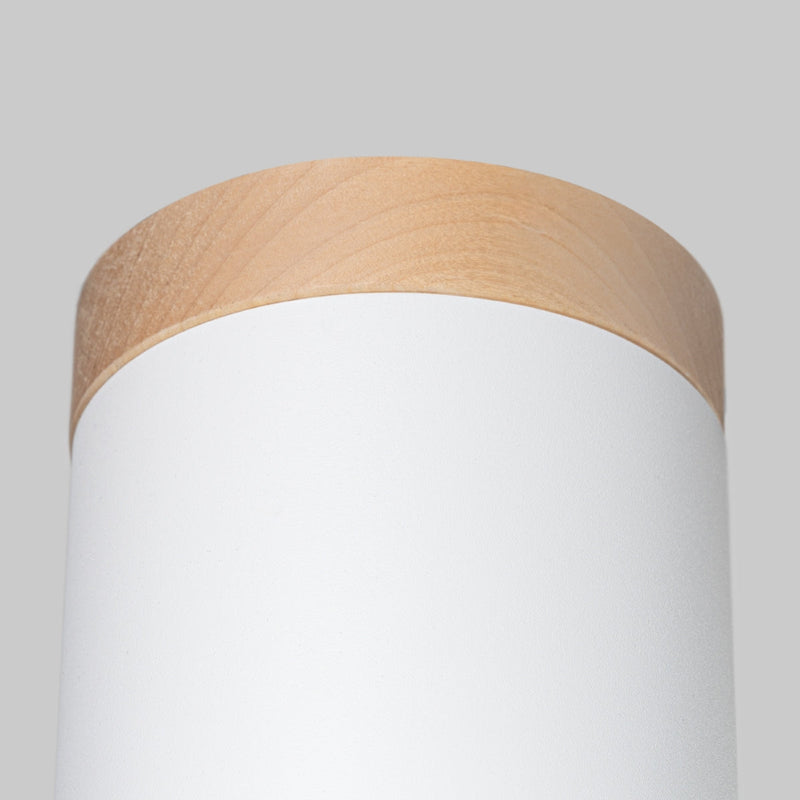 Plafond RIF Weiß Elegante Deckenlampe In Schlichtem Weiß-Leuchtezauber