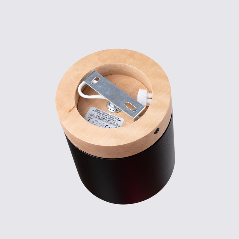 Plafond RIFSchwarz Moderne Deckenleuchte In Schwarzem Metall-Look-Leuchtezauber