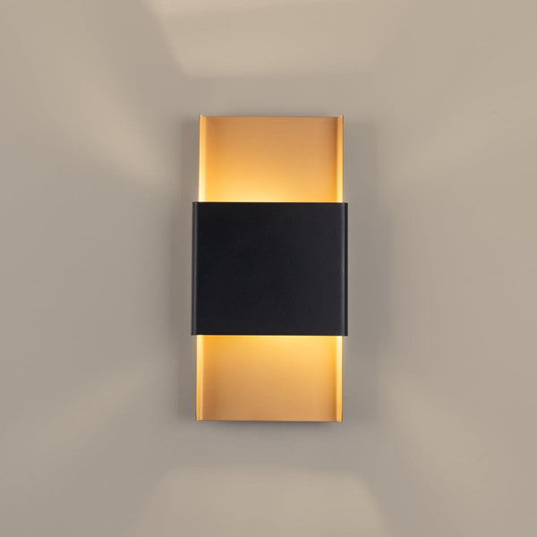 Wandlampe Durlin Gold-Schwarz Runde Wandlampe Mit Edlem Goldrahmen – Stilvolle Lichtquelle-Leuchtezauber