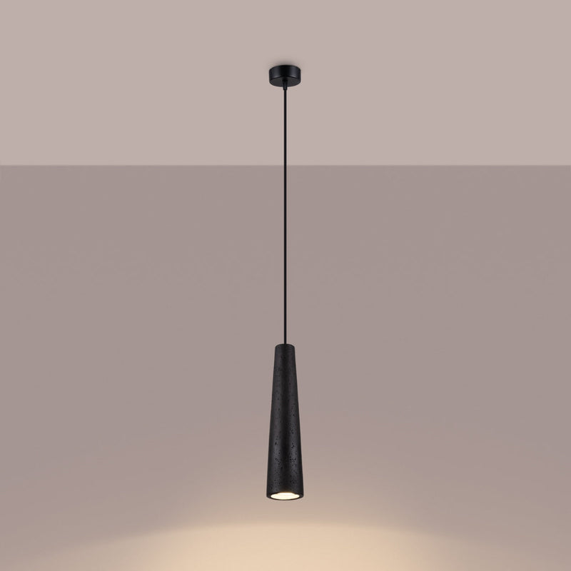 Pendelleuchte Electra Schwarz & Beton – Urbaner Industrial-Look für moderne Räume-Leuchtezauber