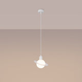 Pendelleuchte Hyperion 1-flammig Weiß – Reduziertes Design mit sanfter Wirkung-Leuchtezauber