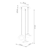 Pendelleuchte Hyperion 3-flammig Weiß – Puristisch & vielseitig kombinierbar-Leuchtezauber