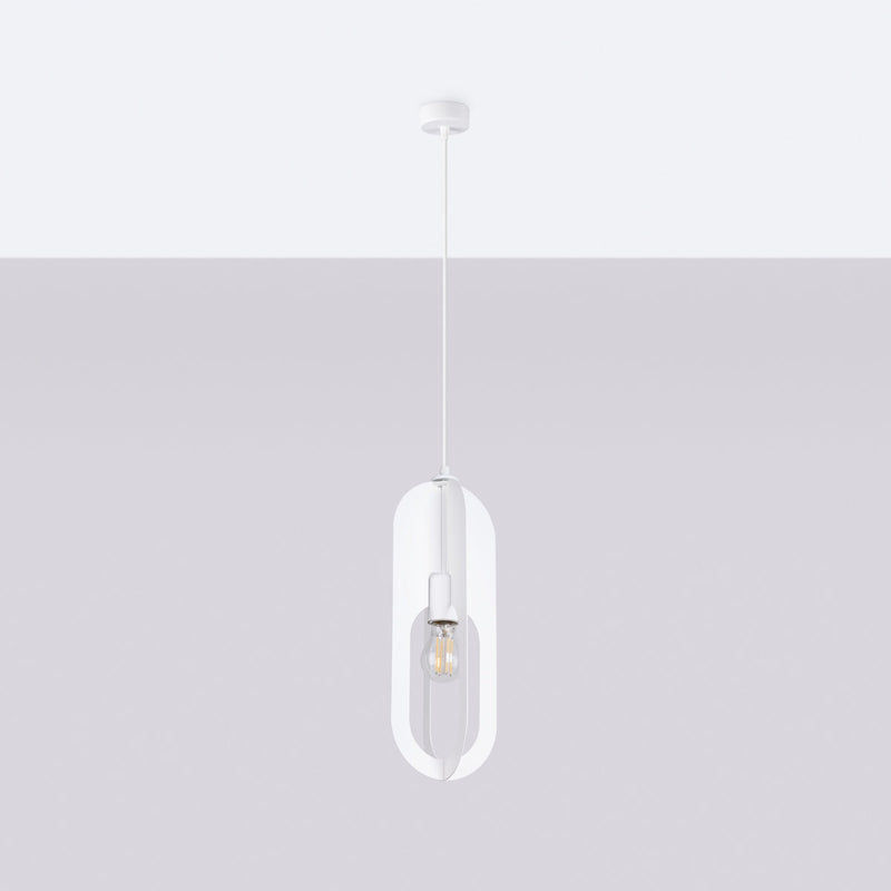 Pendelleuchte Nicus 1-flammig Weiß – Minimalistisch, Hell & Modern-Leuchtezauber
