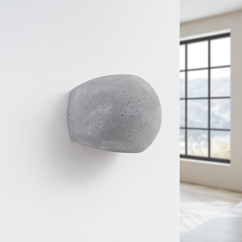 Wandleuchte Globe Beton Moderne Beton-Wandlampe Mit Industriellem Look-Leuchtezauber