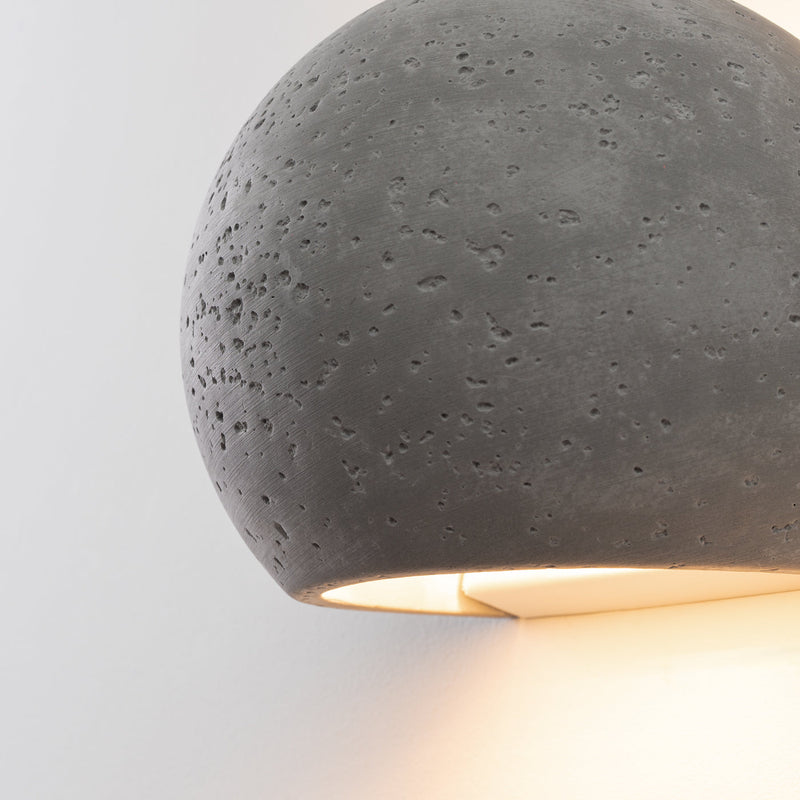Wandleuchte Globe Beton Moderne Beton-Wandlampe Mit Industriellem Look-Leuchtezauber