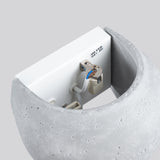 Wandleuchte Globe Beton Moderne Beton-Wandlampe Mit Industriellem Look-Leuchtezauber