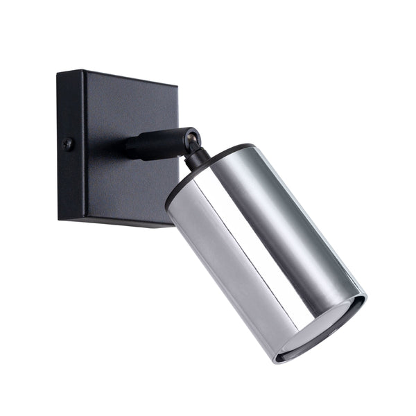 Wandlampe Winx Schwarz-Chrom Elegante Wandlampe Mit Kühlem Chromfinish – Modern & Glänzend-Leuchtezauber