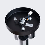 Plafond Winx 3P Schwarz Chrom Elegante 3-Spot Deckenleuchte In Chromfinish-Leuchtezauber