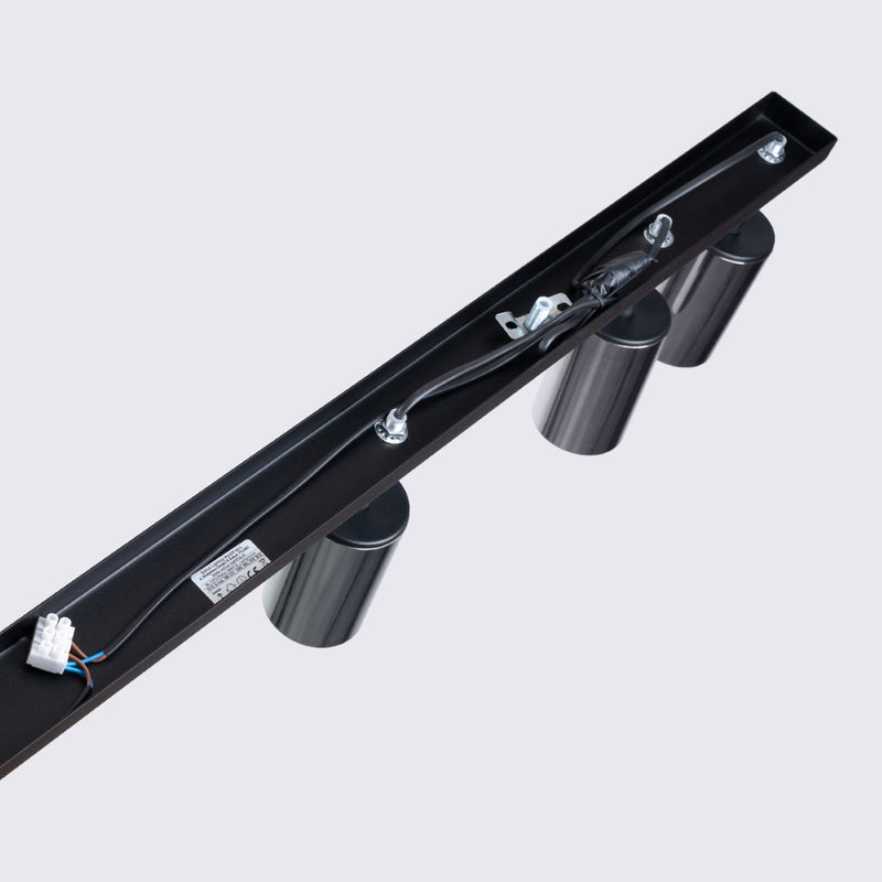 Plafond Winx 6L Schwarz Chrom Futuristische 6-Flammige Lampe In Chromoptik-Leuchtezauber