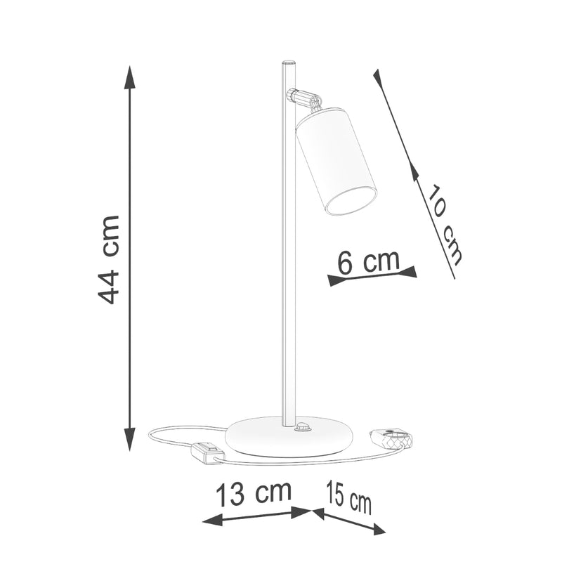 Tischlampe Winx Schwarz/Chrom – Chrom-Design Mit Schwarzem Finish-Leuchtezauber