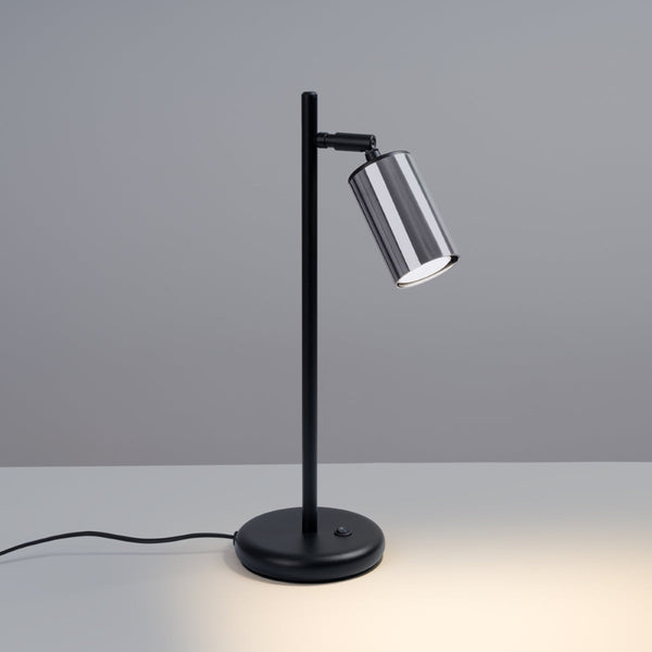 Tischlampe Winx Schwarz/Chrom – Chrom-Design Mit Schwarzem Finish-Leuchtezauber