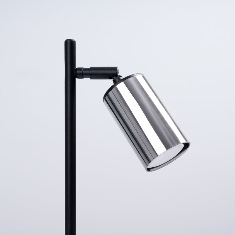 Tischlampe Winx Schwarz/Chrom – Chrom-Design Mit Schwarzem Finish-Leuchtezauber