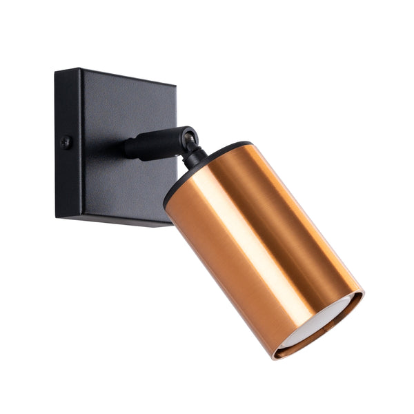 Wandlampe Winx Schwarz-Kupfer Moderne Wandlampe Mit Warmem Kupferton – Stilvoll & Auffällig-Leuchtezauber