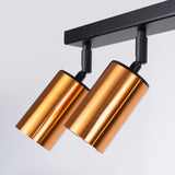 Plafond Winx 6L Schwarz Kupfer Moderne 6-Flammige Lampe Mit Kupferakzenten-Leuchtezauber