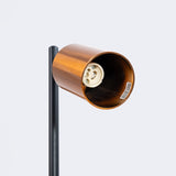 Tischlampe Winx Schwarz/Kupfer – Kupfer-Reflektor, Edles Design-Leuchtezauber