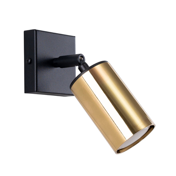 Wandlampe Winx Schwarz-Gold Elegante Wandlampe Mit Goldakzent – Edel & Kontrastreich-Leuchtezauber